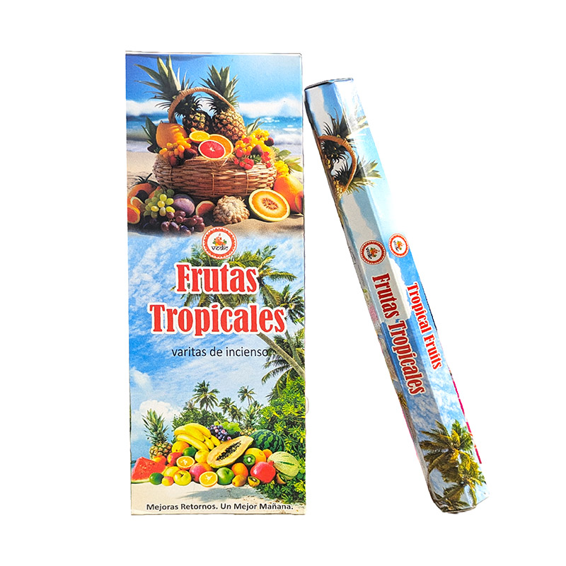Incienso Frutas Tropicales Hexagonal VEDIC