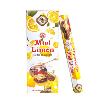 Incienso Miel Limón Hexagonal VEDIC