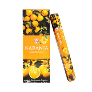 Incienso Naranja Hexagonal VEDIC