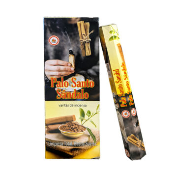 Incienso Palo Santo Sándalo Hexagonal VEDIC