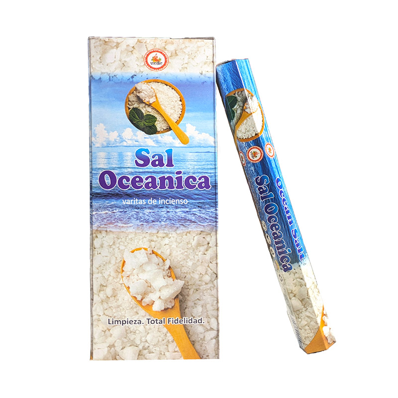 Incienso Sal Oceánica Hexagonal VEDIC
