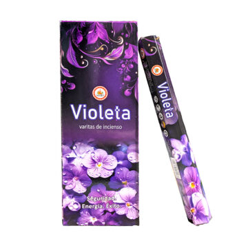 Incienso Violeta Hexagonal VEDIC