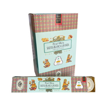 Incienso aroma Salvia Blanca Lavanda Linea Desi Vibes