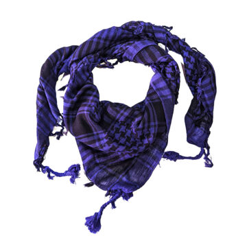 Pañuelo shemagh Palestina Azul Marino con negro