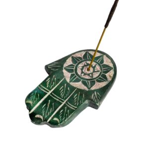 Porta incienso chico Jamsa chakras verde