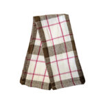 Pack de 12 Paños de Cocina color Cafe con rojo