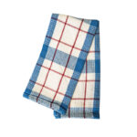 Pack de 12 Paños de Cocina color Rojo con Celeste