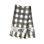 Pack de 12 Paños de Cocina Gato Gris