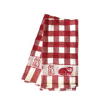 Pack de 12 Paños de Cocina Gato Rojo