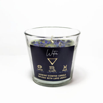 Vela aromática Signos de Agua Jazmín & Lapislázuli