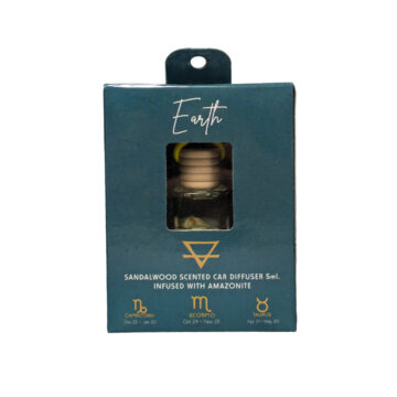 Aromatizante para Auto Signos de Tierra (Sándalo & Amazonita)