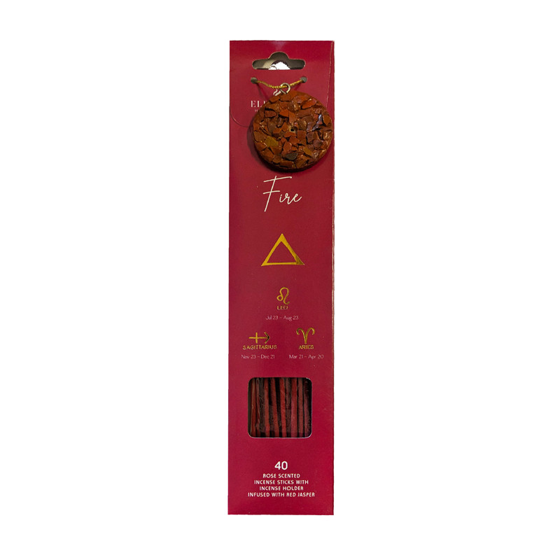 Incienso Signos Fuego Pouch 40 varitas linea Elementos