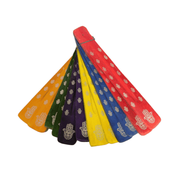 Pack 12 Tablas porta Incienso de Colores Mano de Fátima