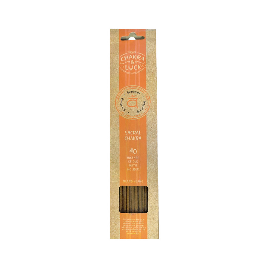 Incienso Chakra Sacro Pouch 40 varitas 7 Chakras