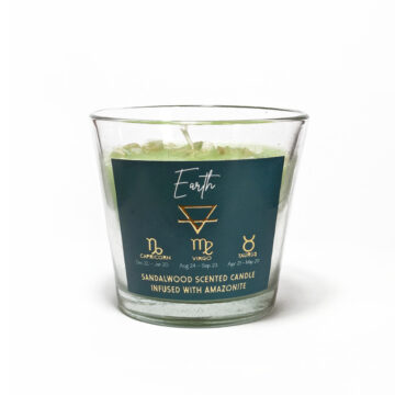 Vela aromática Signos de Tierra