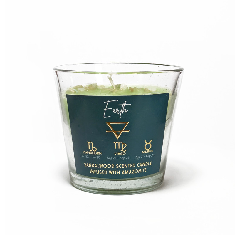 Vela aromática Signos de Tierra