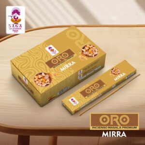 Incienso Mirra Linea Oro Saga