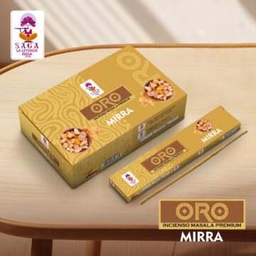 Incienso Mirra Linea Oro Saga