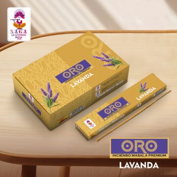 Incienso Lavanda Chicle Linea Oro Saga