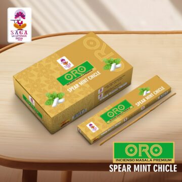 Incienso Spear Mint Chicle Linea Oro Saga