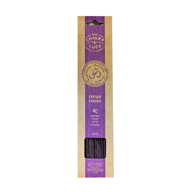 Incienso Chakra Corona Pouch 40 varitas Elementos