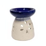 Difusor de cerámica color Blanco y Azul