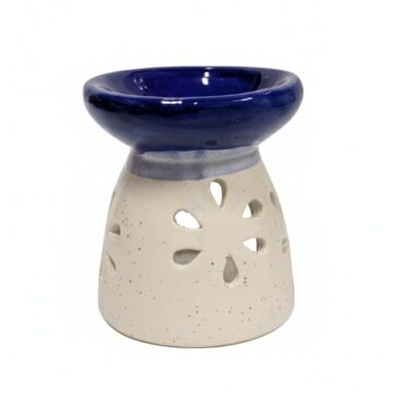 Difusor de cerámica color Blanco y Azul
