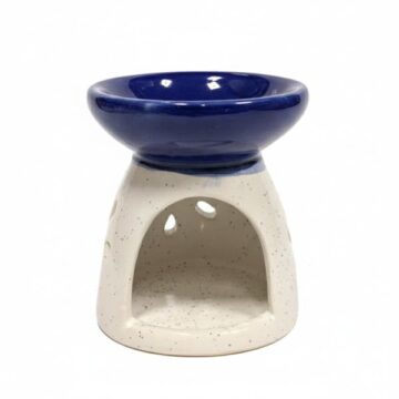 Difusor de cerámica color Blanco y Azul