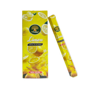 Incienso Limon Hexagonal VEDAS