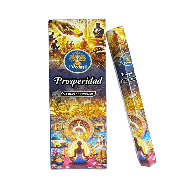 Incienso Prosperidad Hexagonal VEDAS