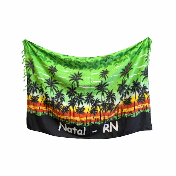 Pareo Playa de Brasil color verde perfecto para Verano