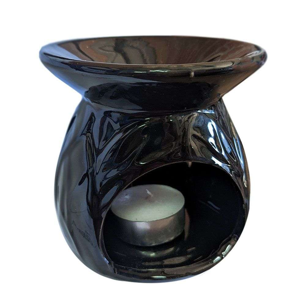 Difusor de cerámica mediano color Negro 1 Difusor de cerámica mediano color Negro