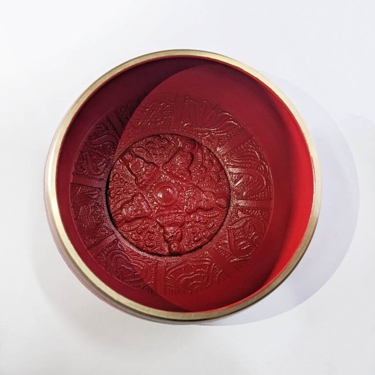 Cuenco Tibetano Rojo 11.43cm Chakra Raiz 4 Cuenco Tibetano Rojo 11.43cm Chakra Raiz