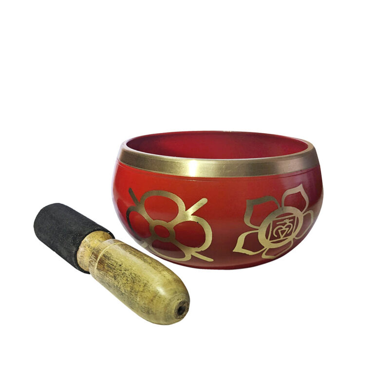 Cuenco Tibetano Rojo 11.43cm Chakra Raiz 3 Cuenco Tibetano Rojo 11.43cm Chakra Raiz