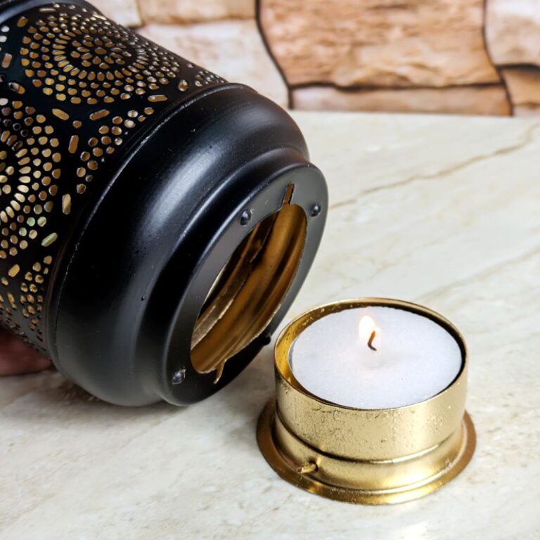 Porta velas caldero chico para velas tealight 4 Porta velas caldero chico para velas tealight