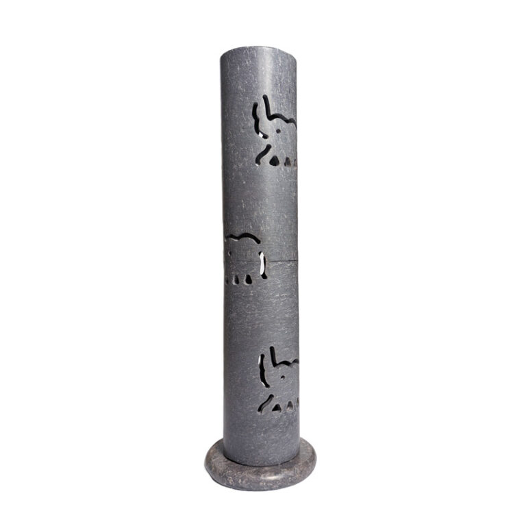 Porta Incienso torre Elefantes 27cm Piedra Esteatita 4896 4 Porta Incienso torre Elefantes 27cm Piedra Esteatita 4896
