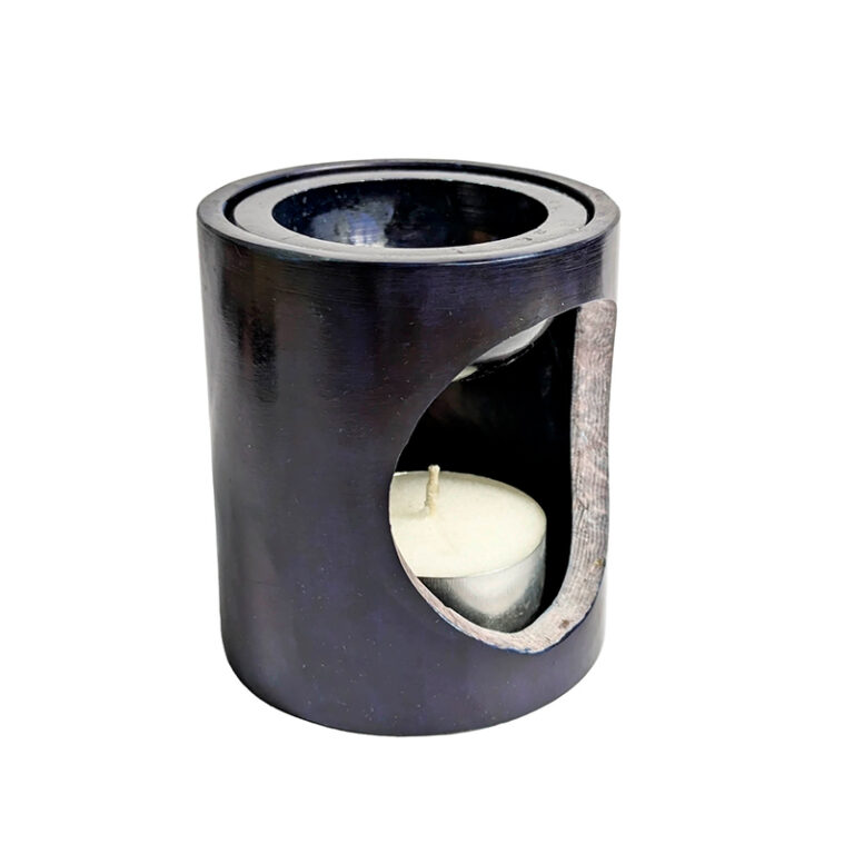 Difusor aromaterapia morado piedra esteatita 4 Difusor aromaterapia morado piedra esteatita