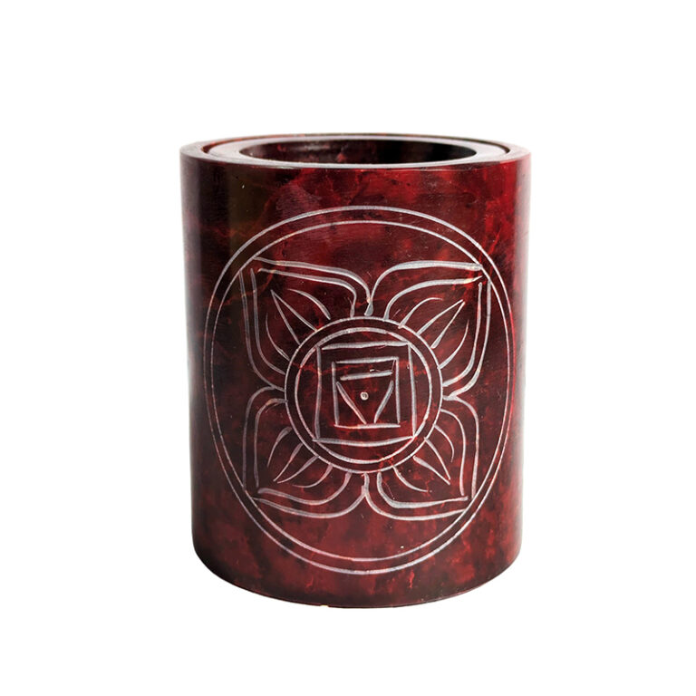 Difusor aromaterapia rojo piedra esteatita 3 Difusor aromaterapia rojo piedra esteatita