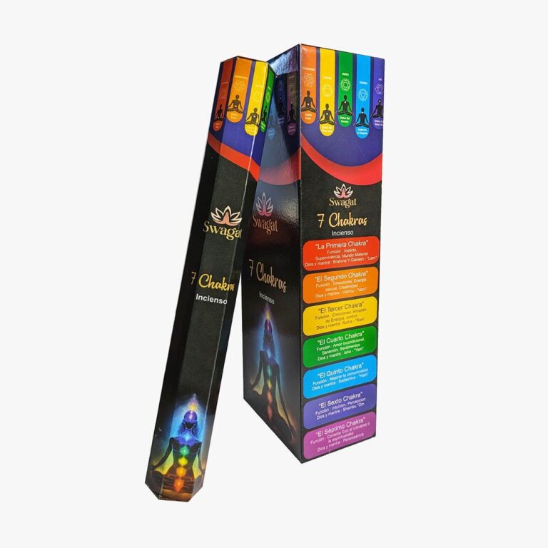 Incienso 7 Chakras hexagonal Swagat