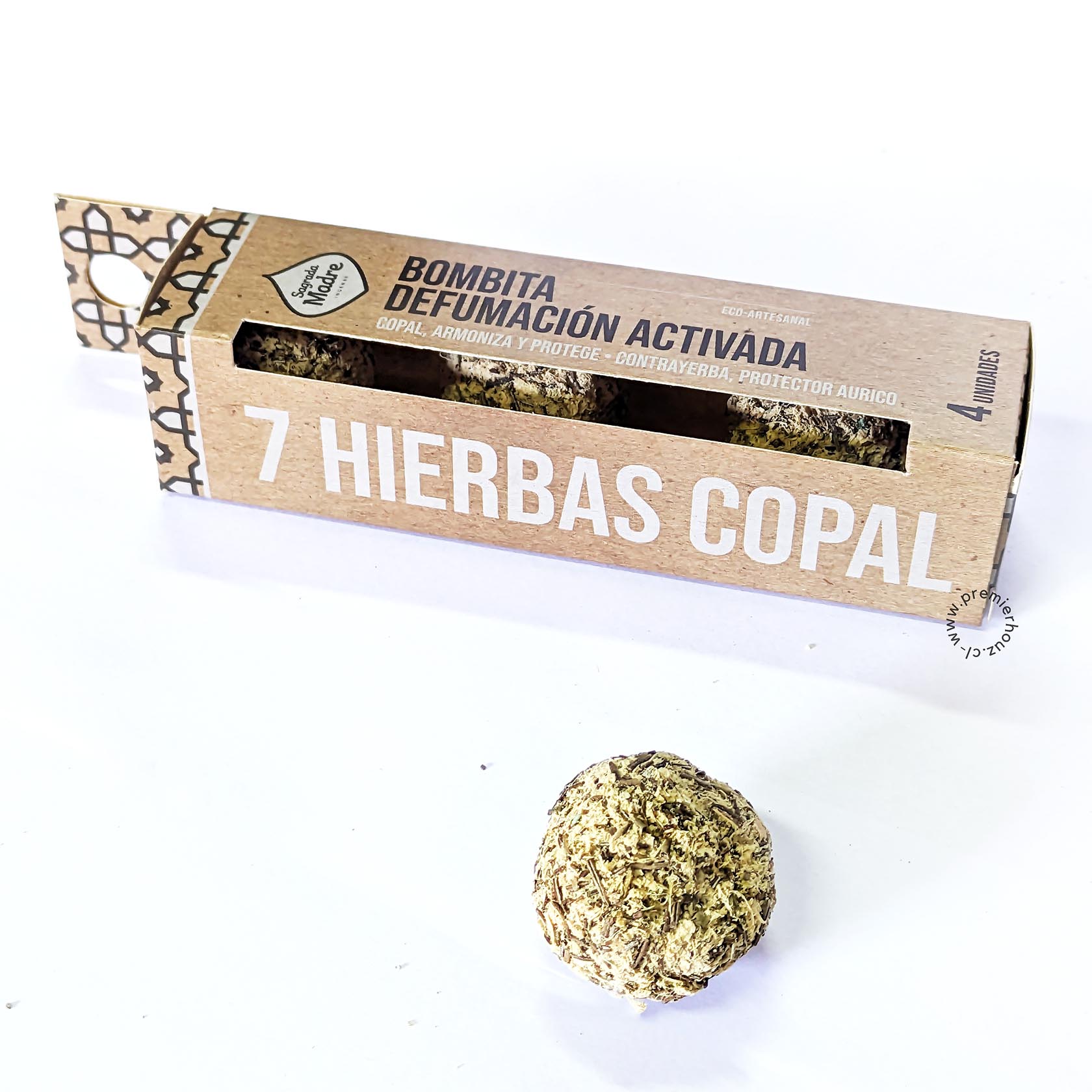 Bombita Sahumerio 7 Hierbas Copal x4 Sagrada Madre 1 Bombita Sahumerio 7 Hierbas Copal x4 Sagrada Madre