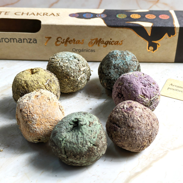 Bombas 7 Chakras esferas mágicas Aromanza 2 Bombas 7 Chakras esferas mágicas Aromanza - Imagen 2