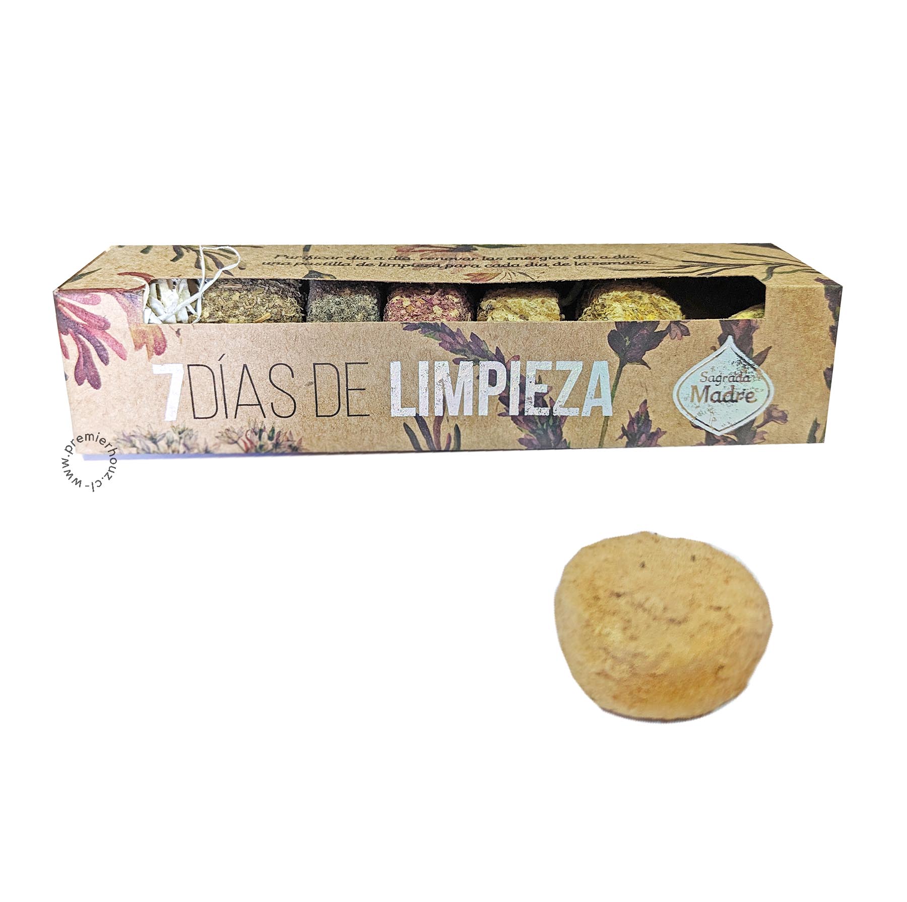 Pastilla Sahumerio 7 Dias de Limpieza sagrada madre 1 Pastilla Sahumerio 7 Dias de Limpieza sagrada madre