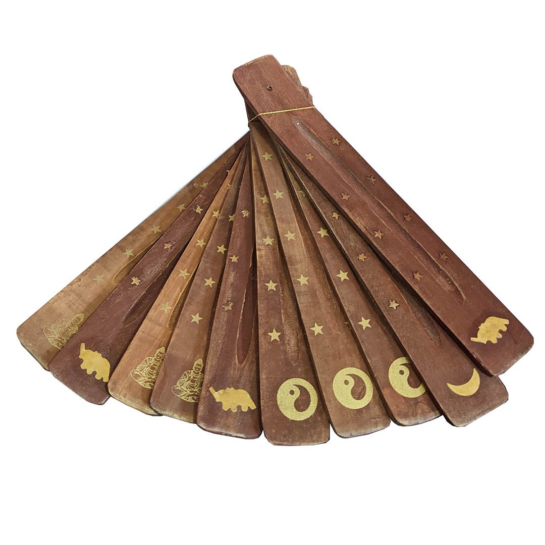 Pack 10 Tabla porta Incienso Cafe Surtidas 1 Pack 10 Tabla porta Incienso Cafe Surtidas