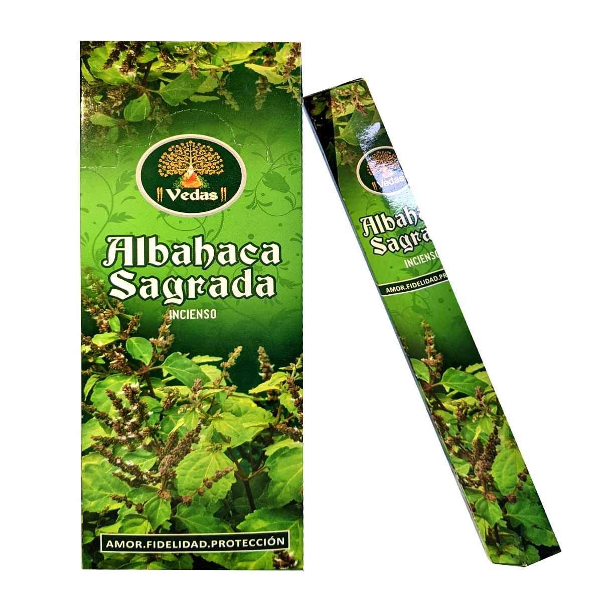 Incienso Albahaca Sagrada Hex VEDAS 1 Incienso Albahaca Sagrada Hex VEDAS