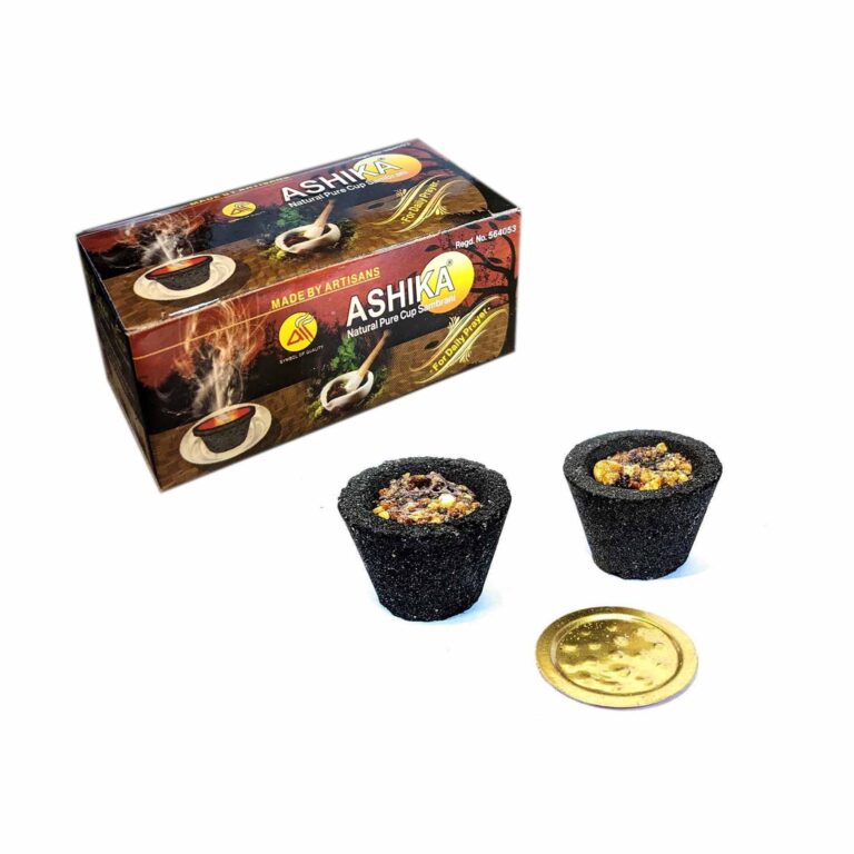 Copitas de resina Ashika caja de 24 carboncitos 6 Copitas de resina Ashika caja de 24 carboncitos