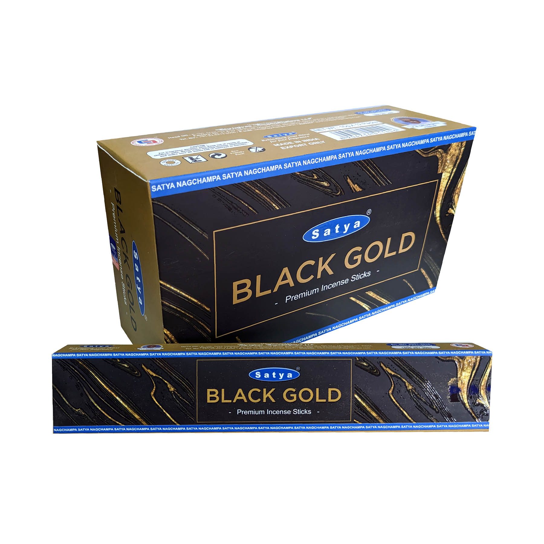 Incienso Black Gold de Satya Premium 1 Incienso Black Gold de Satya Premium