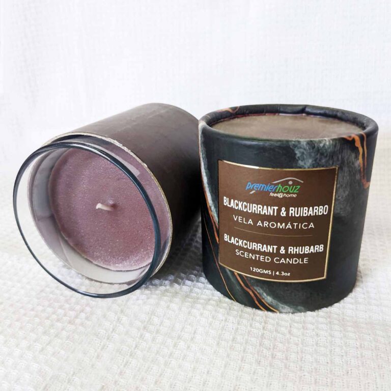 Vela Aromática Blackcurrant & Ruibarbo 120 gramos (Sin borla) 6 Vela Aromática Blackcurrant & Ruibarbo 120 gramos (Sin borla)