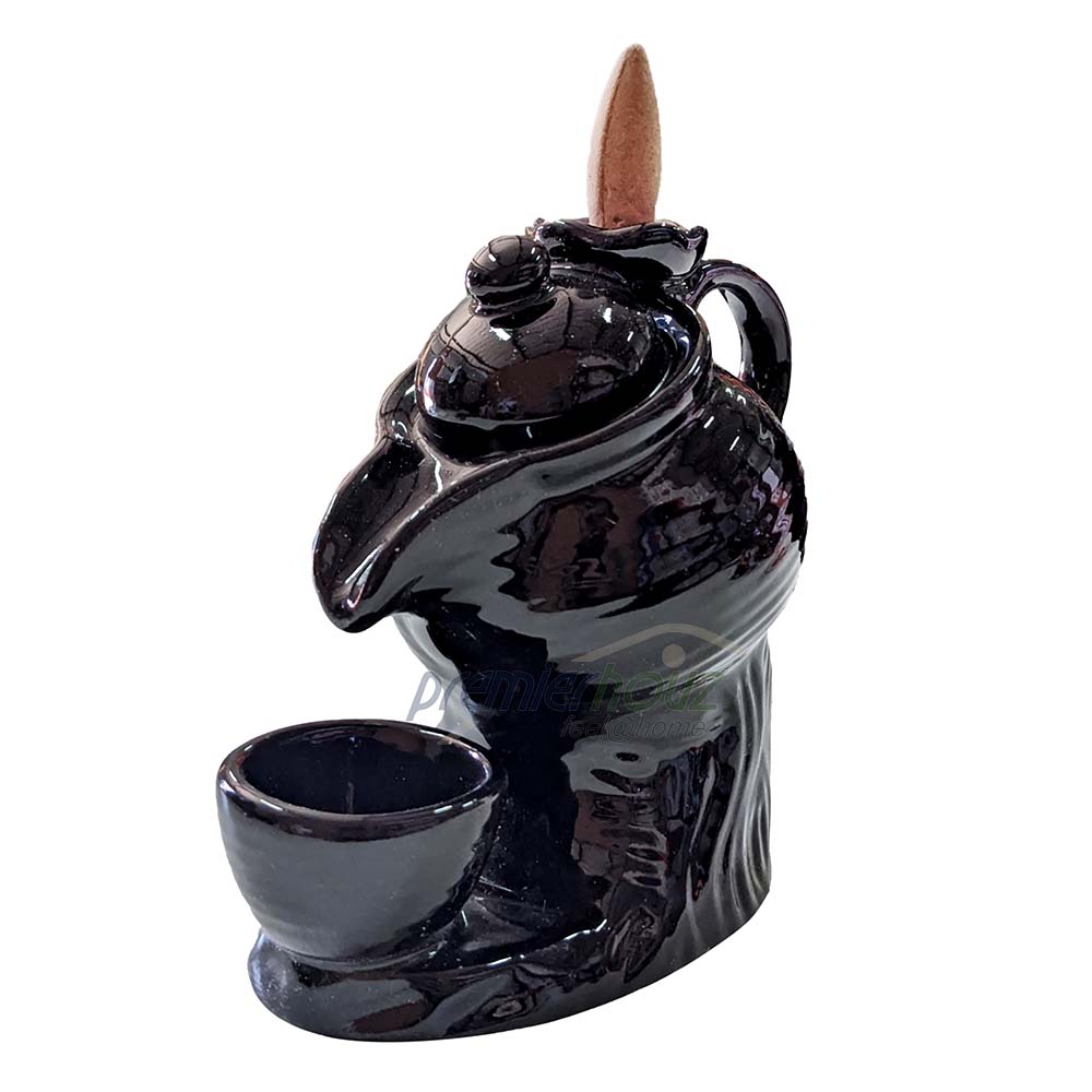 Porta incienso Cascada de humo Tetera + 10 conos 1 Porta incienso Cascada de humo Tetera + 10 conos