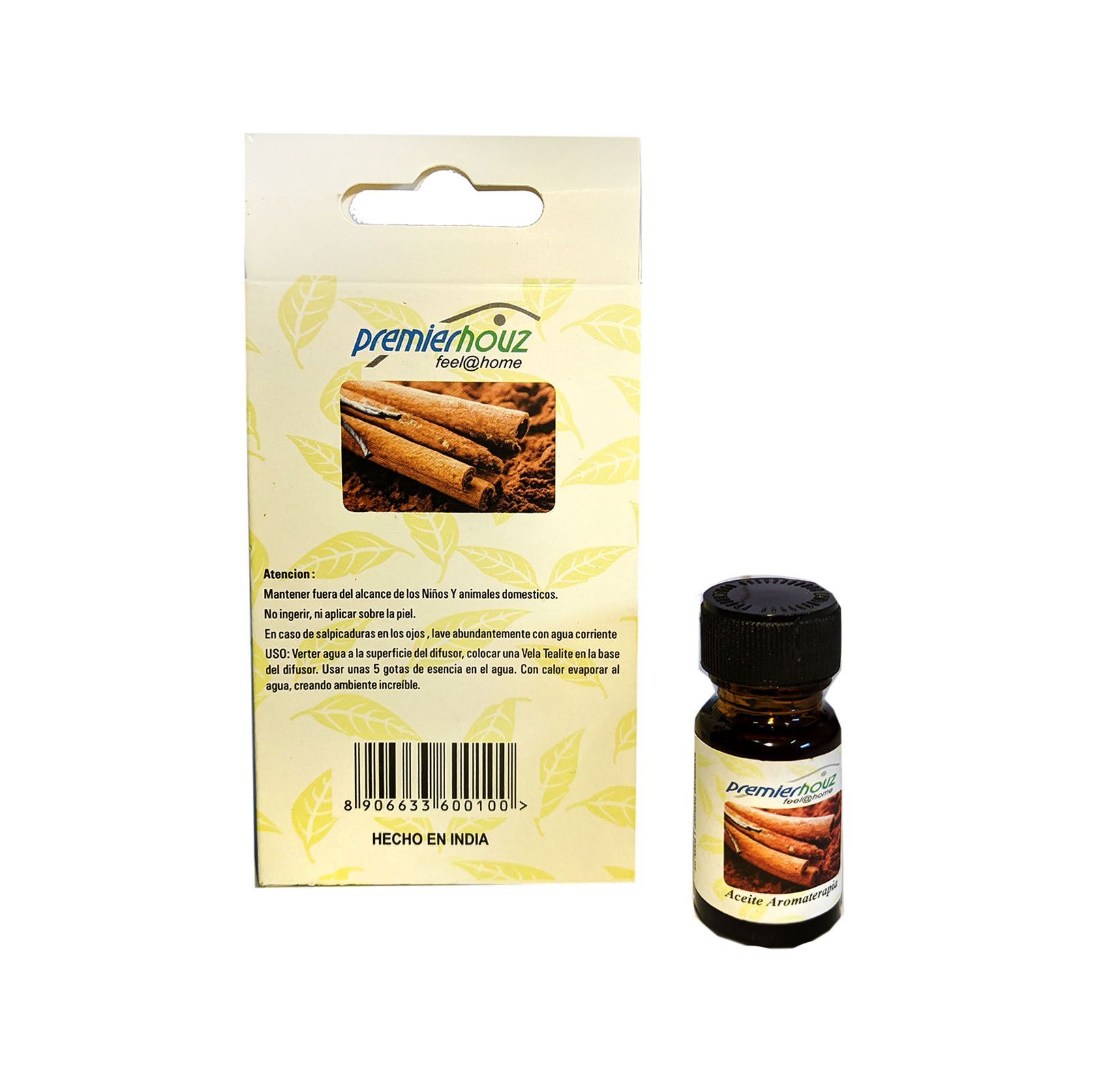 Aceite de Canela Aromaterapia Premierhouz 10ml 2 Aceite de Canela Aromaterapia Premierhouz 10ml - Imagen 2