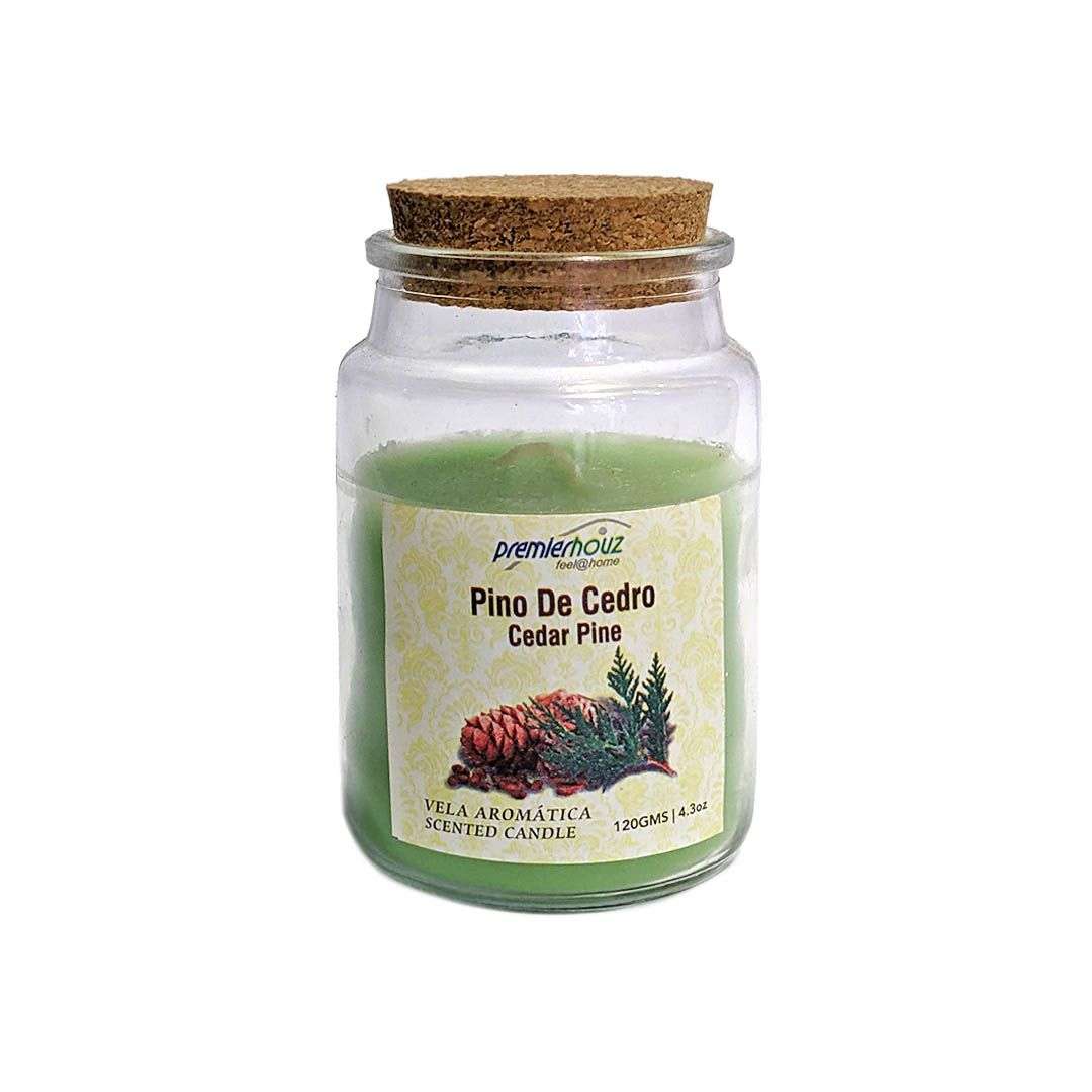 Vela Aromática Pino de Cedro 120 gramos 1 Vela Aromática Pino de Cedro 120 gramos